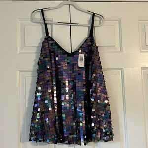 NWT Torrid Sophie Sequin Swing Cami